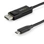 STARTECH 3.3 FT. USB C TO DISPLAYPORT 1.4 CABLE-BIDIRECTIONAL-8K 30HZ CABL (CDP2DP141MBD)