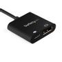 STARTECH USB C TO DISPLAYPORT ADAPTER POWER DELIVERY - 8K 30HZ - HBR3 CABL (CDP2DP14UCPB)