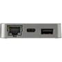 STARTECH StarTech.com USB C Multiport Adapter Mini Dock USB C to 4K HDMI or 1080p VGA Video 10Gbps USB GbE Portable Travel Laptop Dock (DKT31CHVL)