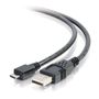 C2G G 6.6ft USB to Micro B Cable - USB A to Micro USB Cable - USB 2.0 - M/M - USB cable - USB (M) to Micro-USB Type B (M) - 2 m - black