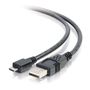 C2G 6.6ft USB to Micro B Cable - USB A to Micro USB Cable - USB 2.0 - M/M - USB-kabel - USB (hane) till mikro-USB typ B (hane) - 2 m - svart