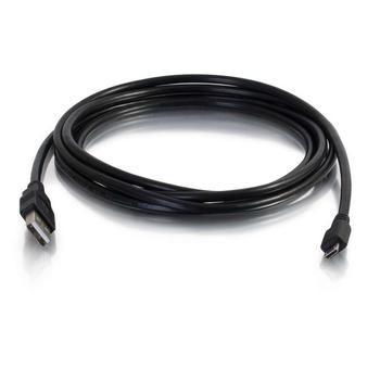 C2G G 6.6ft USB to Micro B Cable - USB A to Micro USB Cable - USB 2.0 - M/M - USB cable - USB (M) to Micro-USB Type B (M) - 2 m - black (27365)