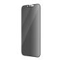 PanzerGlass iPhone 14 / 13 / 13 Pro Privacy Skjermbeskytter Herdet glass, Ultra wide fit, Innkludert ramme for perfekt montering (P2783)