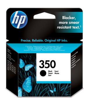 HP 350 original ink cartridge black low capacity 4.5ml 200 pages 1-pack (CB335EE#UUS)