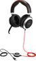 JABRA a Evolve 80 MS stereo - Headset - full size - wired - active noise cancelling - 3.5 mm jack - Certified for Skype for Business