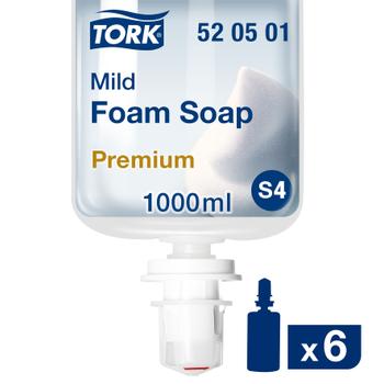 TORK Skumsæbe S4 Mild Premium, Hvid (520501)