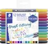 STAEDTLER Fasermaler D.spitze lettering 12ST