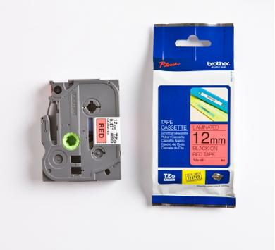 Brother Tape BROTHER TZe-431 12mmx8m sort/rød (TZE-431)