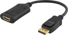 DELTACO port Til Hdmi 2.0 Svart Adapter