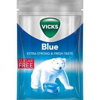 VICKS Blue ExtraStrong SugarFree 72g (50035*20)