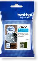 Brother LC422C - cyan - original - blekkpatron