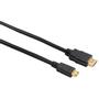 HAMA Kabel HDMI A-C Guld Svart 2.0m