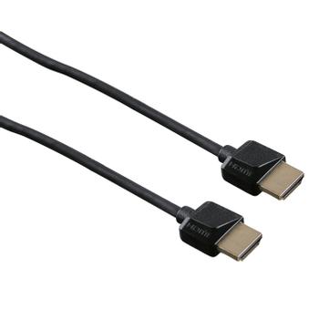 HAMA HDMI kabel ethernet 1,5m svart Flexislim TL (00122112)