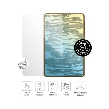 GEAR Glass Prot. Flat Case Friendly 2.5D GOLD iPad 2017/ 2018/ Air/ Air2/ Pro 9,7" (661063)