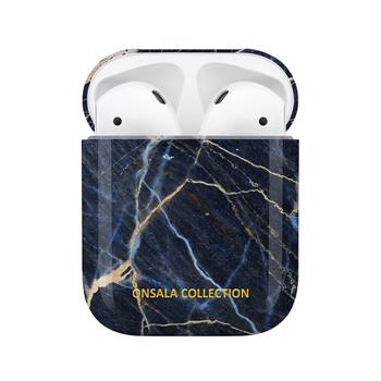 ONSALA COLLECTION COLLECTION Airpods Etui 1st and 2nd Generation Black Galaxy Marble (577107)