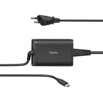 HAMA StrÃ¸mforsyning Notebook USB-C 100-240V 5-20V/65W (00200006)