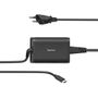 HAMA Strømforsyning Notebook USB-C 100-240V 5-20V/65W