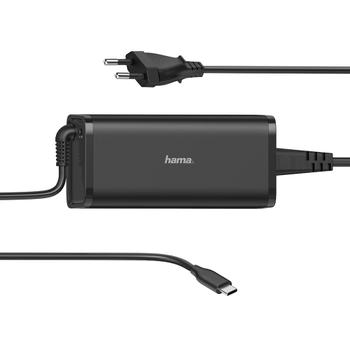 HAMA StrÃ¸mforsyning Notebook USB-C 100-240V 5-20V/ 100W (00200007)