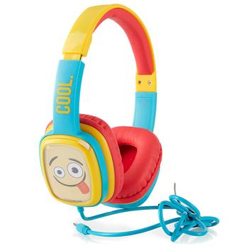 EMOJI Hodetelefon Flip'N'Switch Junior On-Ear Blå 85dB (HEM-FS2-BLUE)