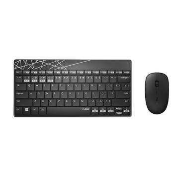 RAPOO Keyboard/ Mice Set 8000M Wireless Multi-Mode Black (18314)