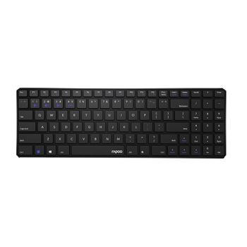 RAPOO Keyboard E9100M Wireless Multi-Mode Black (18874)