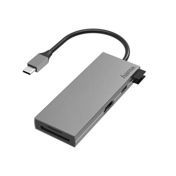 HAMA Adapter USB-C Multi 6x Portar HDMI/SD (00200110)