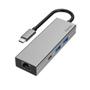 HAMA Adapter USB-C Multi 4x Porter LAN