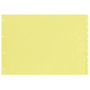 ESSELTE Skilleblad ESSELTE A3 10-delt manilla tv