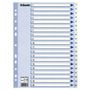 ESSELTE Register ESSELTE A4 plast 1-20 blå/hvit