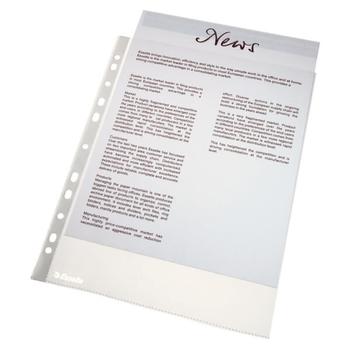 ESSELTE Plastficka A4 43my Transparent 100-pack (56133)