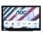 AOC I1601P - LED monitor - 16" (15.6" viewable) - portable - 1920 x 1080 Full HD (1080p) @ 60 Hz - IPS - 220 cd/m² - 800:1 - 4 ms - USB-C - black
