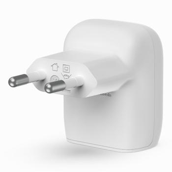 BELKIN 20W USB-C PD PPS WALL CHARGER WHITE (WCA006VFWH)