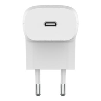 BELKIN 20W USB-C PD PPS WALL CHARGER WHITE (WCA006VFWH)