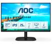 AOC 27B2DA - LED monitor - 27" - 1920 x 1080 Full HD (1080p) @ 75 Hz - IPS - 250 cd/m² - 1000:1 - 4 ms - HDMI, DVI, VGA - speakers - black