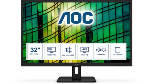 AOC Q32E2N 31.5 2560 x 1440 HDMI DisplayPort 75Hz (Q32E2N)