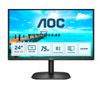 AOC 24B2XHM2 - B2 Series - LED monitor - 24" (23.8" viewable) - 1920 x 1080 Full HD (1080p) @ 75 Hz - VA - 250 cd/m² - 3000:1 - 4 ms - HDMI, VGA - black