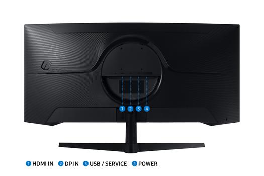 Samsung Odyssey G5 C34G55TWWP - G55T Series - LED-skjerm - kurvet - 34" - HDR (LC34G55TWWPXEN)