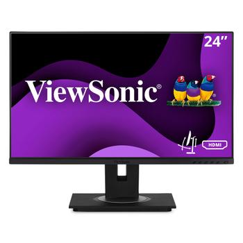 VIEWSONIC VG2448a-2 - LED monitor - 24" (23.8" viewable) - 1920 x 1080 Full HD (1080p) @ 60 Hz - IPS - 250 cd/m² - 1000:1 - 5 ms - HDMI, VGA, DisplayPort - speakers (VG2448A-2)