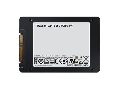SAMSUNG SSD PM9A3 PCIe 4.0 2.5 3.840GB (MZQL23T8HCLS-00A07)