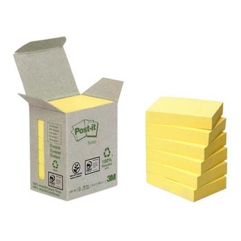 3M Post-it Notes 38x51 Recycled gul (6) (7100172254*3)