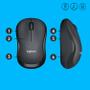 LOGITECH Mus Logitech M220 Silent Wireless charcoal black  (910-004878)
