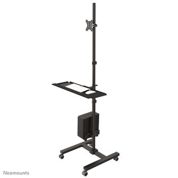 Neomounts by Newstar FPMA-MOBILE1700 Workplace Floor Stand monitor keyboard mouse PC (FPMA-MOBILE1700)