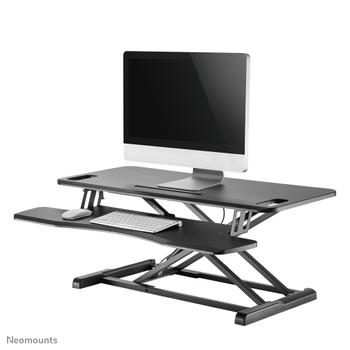 Neomounts by Newstar NS-WS300BLACK Sit-Stand Desktop Workstation [1x 17kg, 11 - 51 cm, Black] (NS-WS300BLACK)