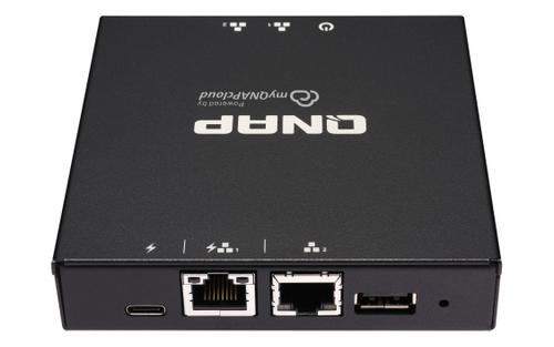 QNAP QWU-100 2 LAN port Wake-On-Wan device powered with USB type-C or PoE LAN port (QWU-100)