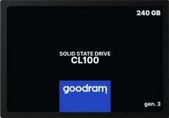 GOODRAM 240GB CL100 Serie SSD 2,5" SATA-600 TLC NAND 7mm - 3-year warranty + technical support