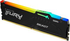 Kingston FURY Beast RGB - DDR5 - modul - 16 GB - DIMM 288-pin - 5600 MHz / PC5-44800 - ikke-bufret