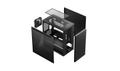 DEEPCOOL Deepcool MACUBE 110 Black, ATX, 4, USB3.0x2  Audiox1, ABS+SPCC+Tempered Glass, 1×120mm DC fan (R-MACUBE110-BKNGM1N-G-1)