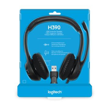 Logitech USB Headset H390 - hodesett (981-000406)