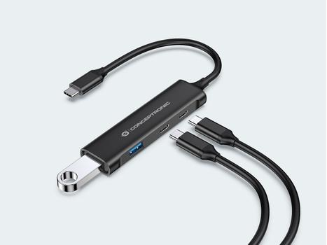 CONCEPTRONIC Hubbies 4-Port Usb 3.0 Hub, 2 (HUBBIES12B)