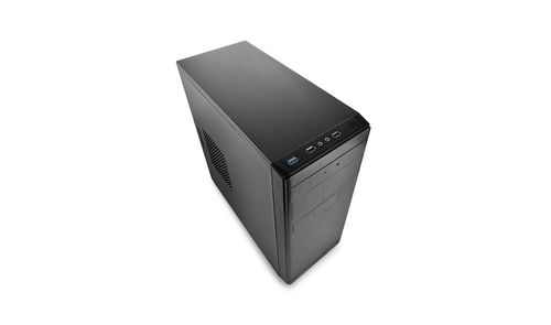 DEEPCOOL WAVE V2 - Tower - micro-ATX - ingen strømforsyning (ATX / PS/2) - sort - USB/Lyd (DP-MATX-DPWAVE2)